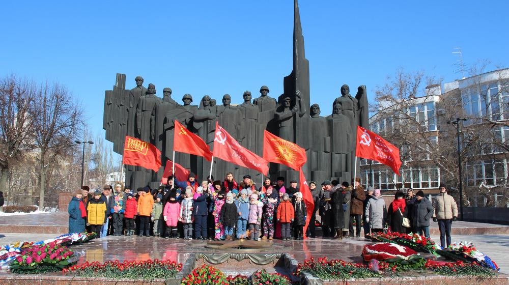 В Воронеже отметили 105-ю годовщину Красной Армии