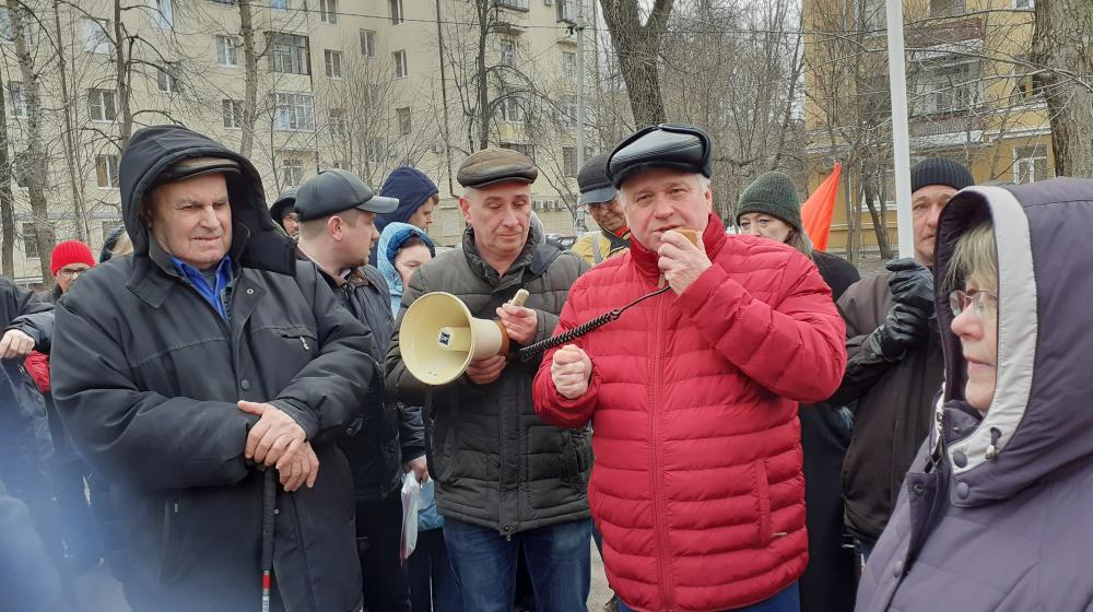 Лидер воронежских коммунистов А.И. Рогатнев: 30 лет КПРФ. Голос коммунистов звучит твёрдо и решительно.
