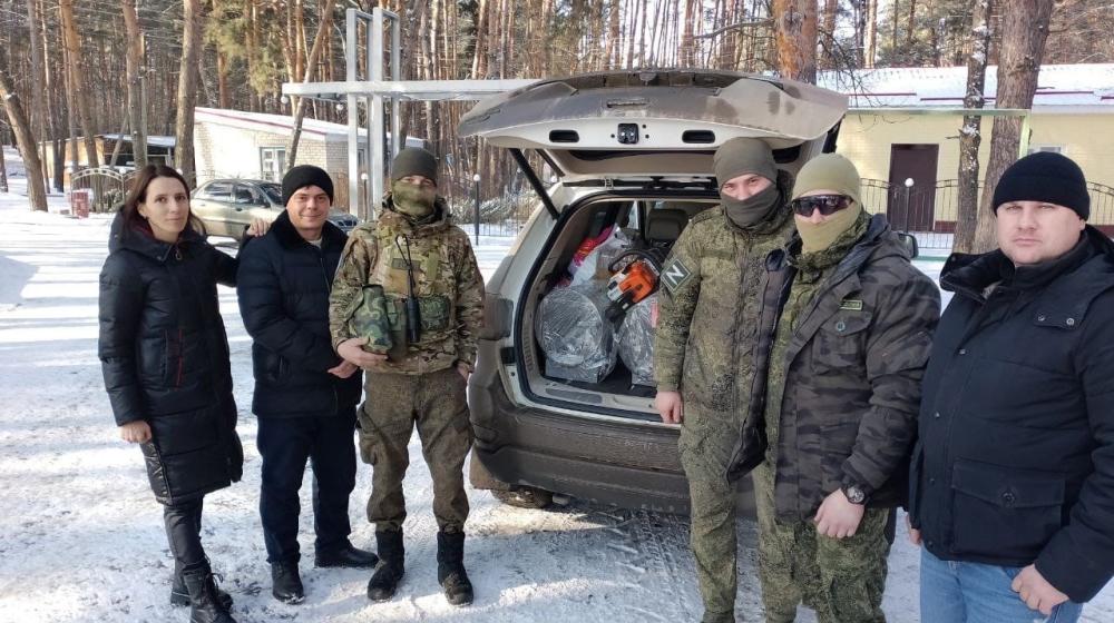Белгородские комсомольцы помогают военнослужащим на территории Белгородской области и в зоне СВО