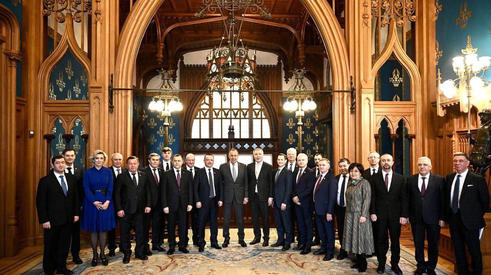 Парламентарии стран ОДКБ встретились с Министром иностранных дел РФ Сергеем Лавровым