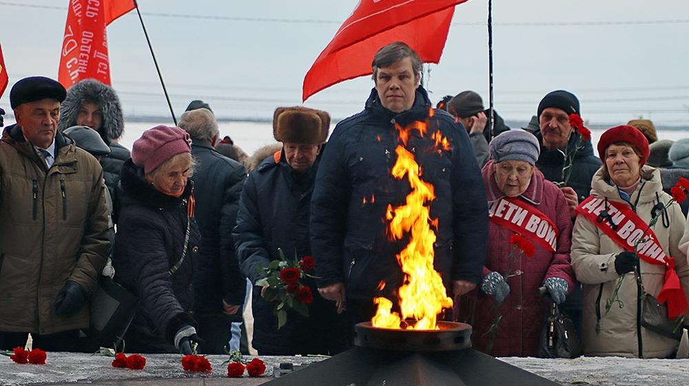 В Архангельске отметили 80-летие победы под Сталинградом