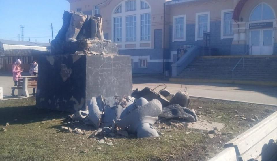 В Кунгуре разрушен памятник Ленину. Заявление Пермского краевого Комитета КПРФ