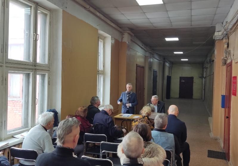Санкт-Петербург. Сергей Пантелеев провел встречу с партийным активом Кировского райкома КПРФ