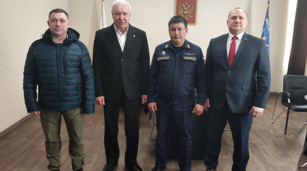 В.И. Соболев посетил тюменское отделение ДОСААФ