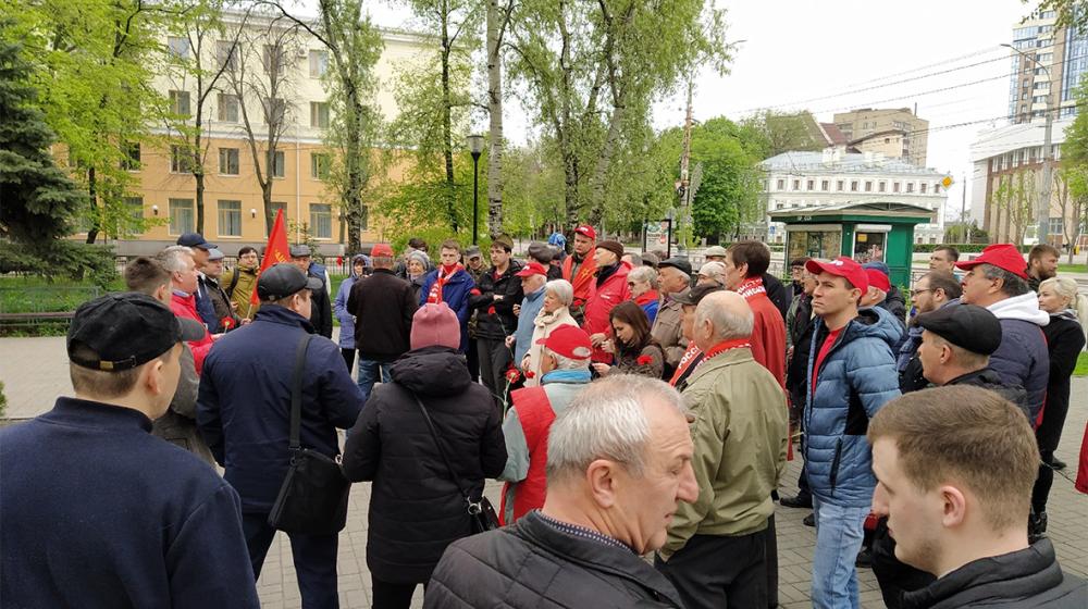 Духом окрепнем в борьбе! Первомай в Воронежской области