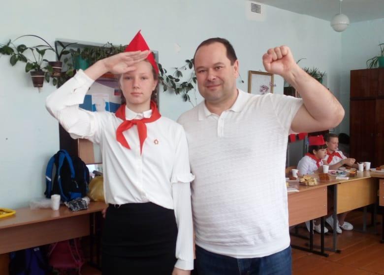 В Омске - большой пионерский сбор
