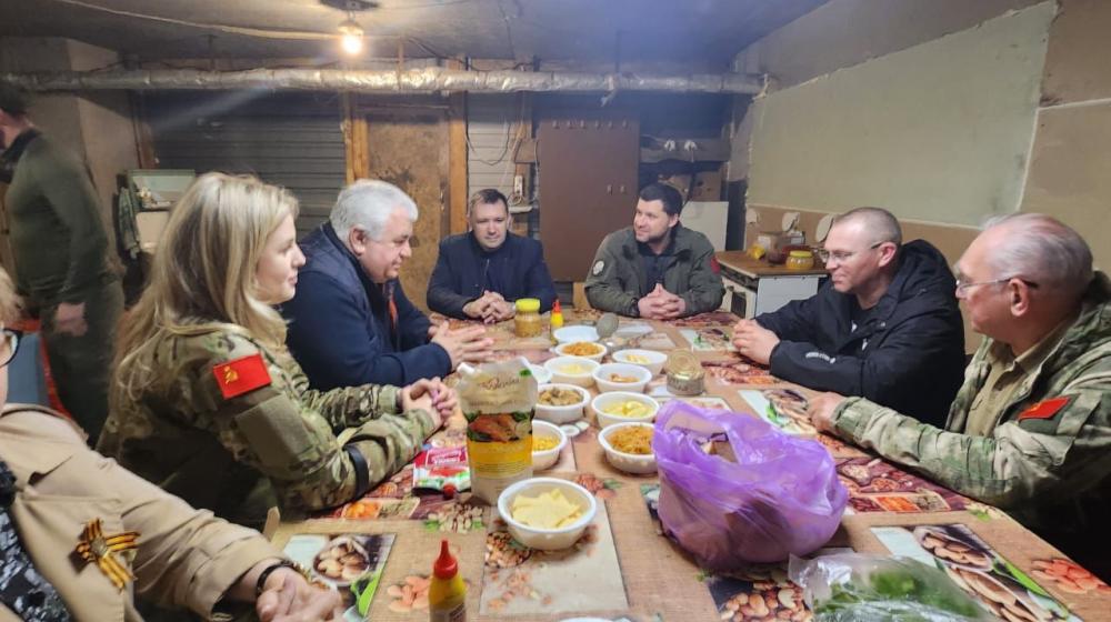 Продолжается рабочая поездка К.К. Тайсаева на Донбасс