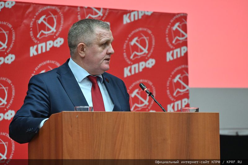 Н.В. Коломейцев выступил на VI (майском) совместном Пленуме ЦК и ЦКРК КПРФ