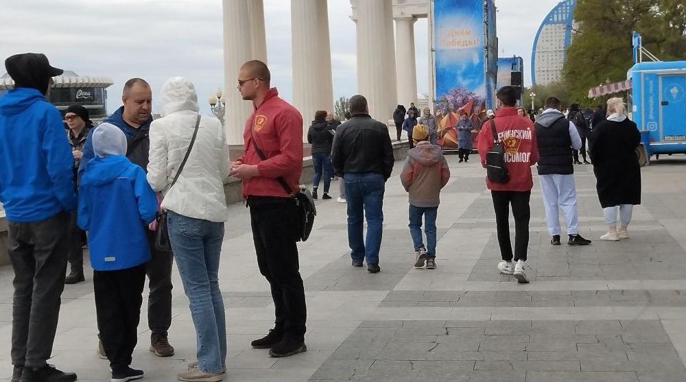 В Сталинграде продолжаются памятные акции, посвященные 78-й годовщине Великой Победы