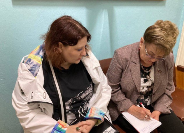 Саратовская область. Ольга Алимова помогла многодетной семье