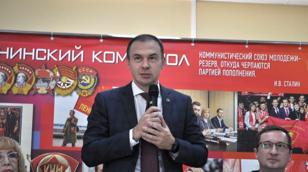 Юрий Афонин в Петербурге: Коммунисты Северо-Запада играют особую роль в марксистско-ленинском просвещении и развитии рабочего движения