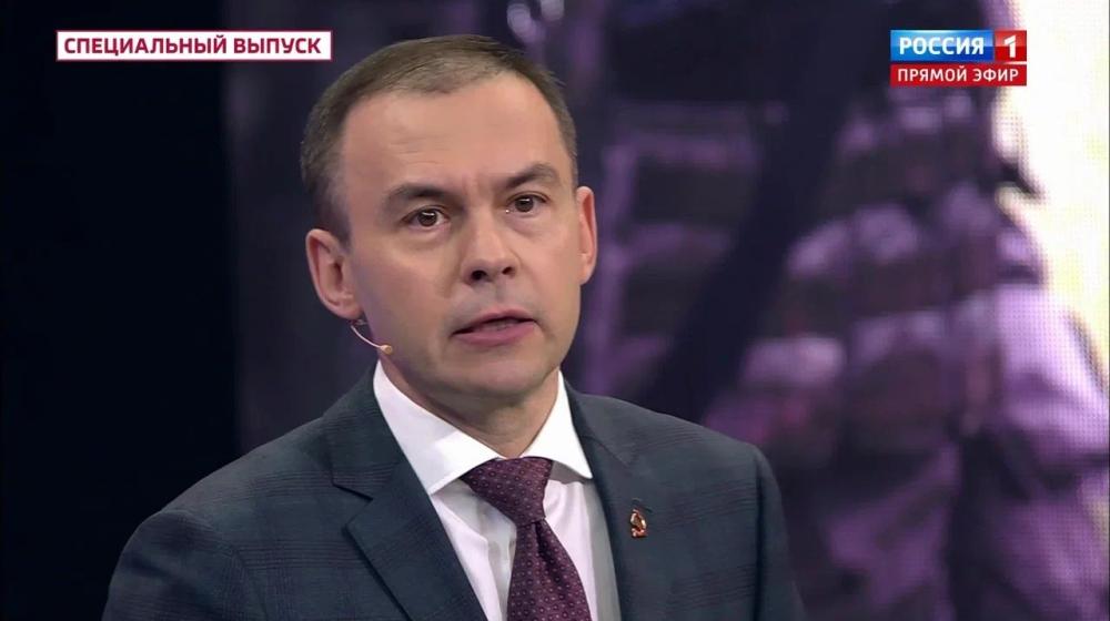 Юрий Афонин в эфире «России-1»: Мы, как и Советский Союз, должны противопоставить нацизму идеи интернационализма и братства народов