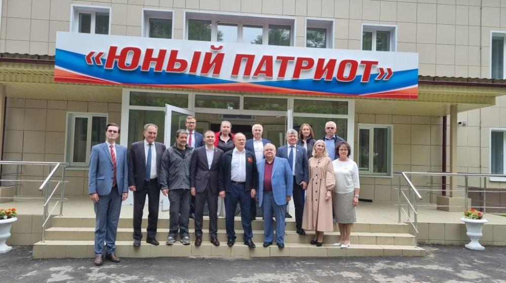 Николай Васильев принял участие в церемонии открытия детского центра «Юный патриот» в оздоровительном комплексе «Снегири»