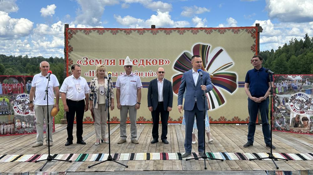 Сергей Казанков на празднике «Земля предков»