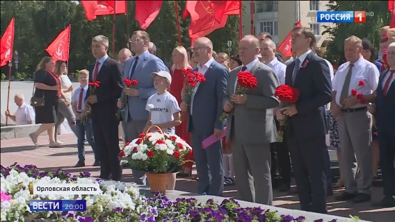 Освещение федеральным телевидением  Празднования Дня освобождения Орла 3-6 августа 2023 года