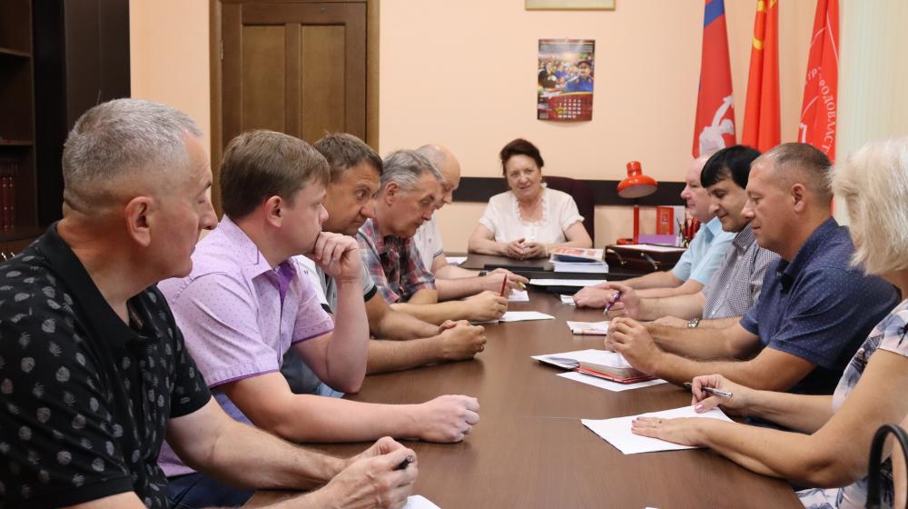 В Сталинградском обкоме КПРФ прошел предвыборный Штаб с участием первых секретарей всех райкомов города