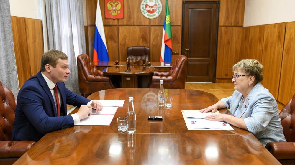 В Хакасии работает депутат Государственной Думы РФ Ольга Алимова