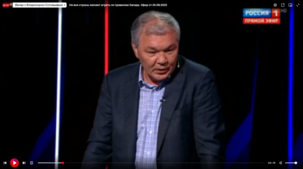 Леонид Калашников принял участие в программе «Вечер с Владимиром Соловьевым»