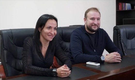 Анастасия Удальцова встретилась с председателем Народного Собрания Абхазии