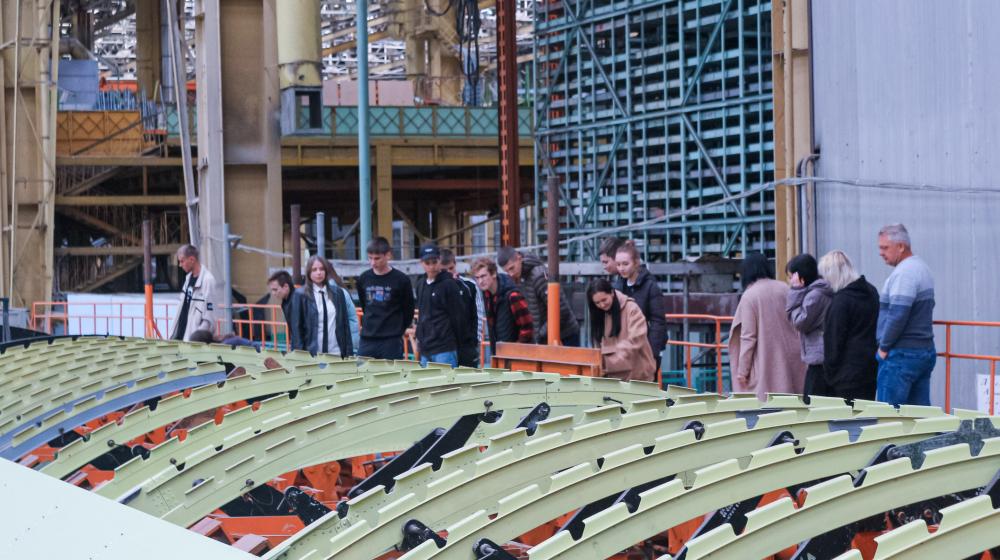 Учащиеся Панинского района побывали на Воронежском авиазаводе