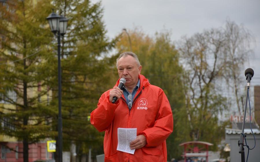 Митинг в Вологде к 30-й годовщине расстрела Советской власти
