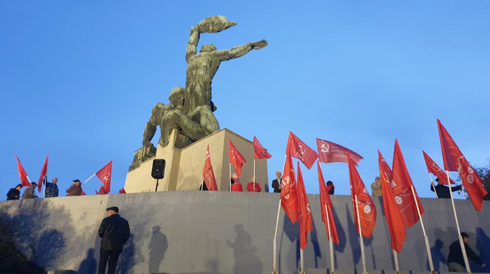 Ростовские коммунисты провели митинг, посвященный 121-й годовщине Ростовской политической Стачки