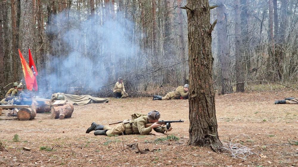 В Нижегородской области реконструировали сражение за высоту 224,1