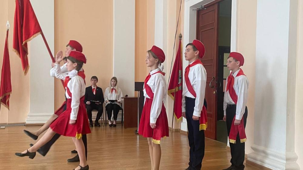 Орловская область. Конкурс знамённых групп и барабанщиков
