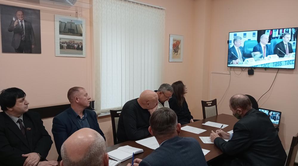 Сталинградский обком КПРФ на старте избирательной кампании
