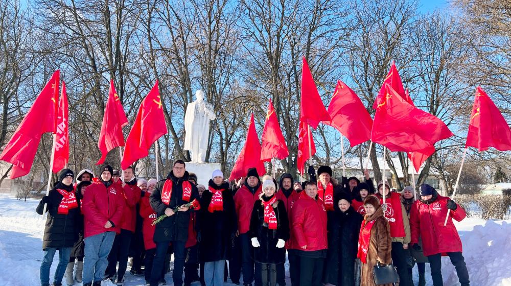 Тульские коммунисты почтили память В.И. Ленина
