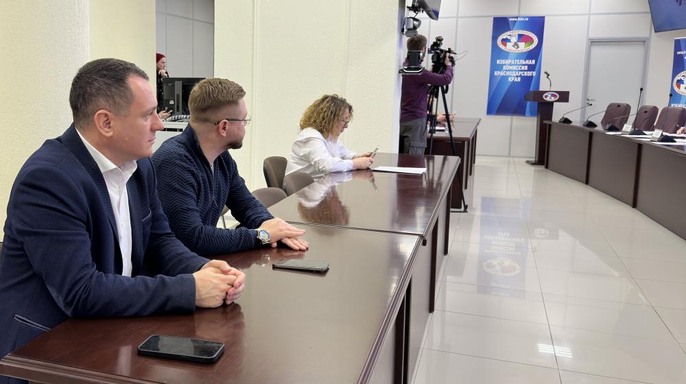 Краснодар. Представители кандидата в Президенты от КПРФ Н. Харитонова приняли участие в жеребьевке эфирного времени