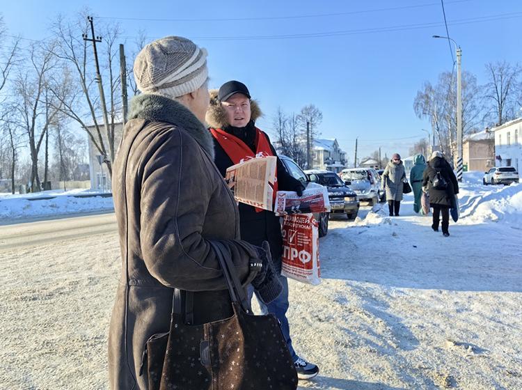 Доверенные лица Николая Харитонова провели агитационные мероприятия в Приволжском районе Ивановской области