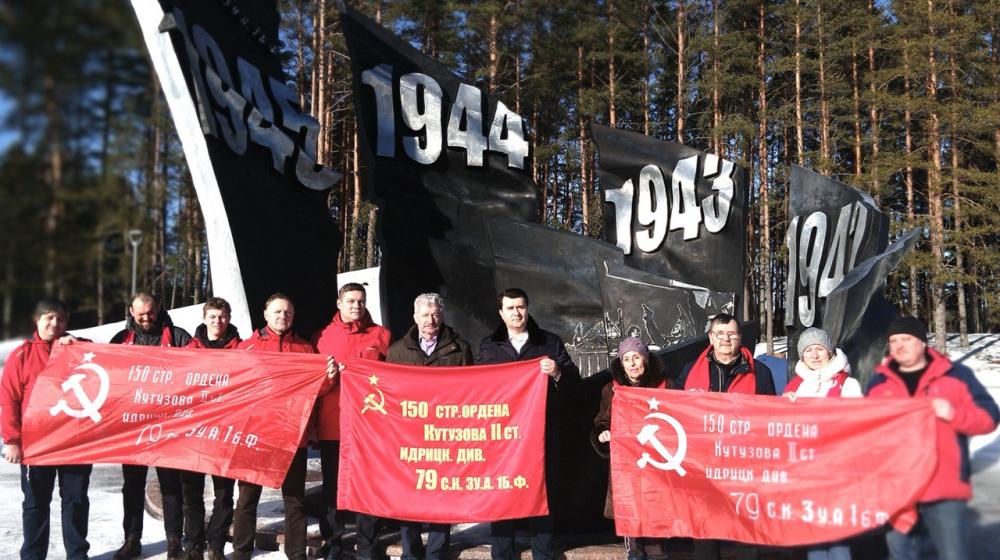 Олег Лебедев принял участие в мероприятиях, посвящённых Дню защитника Отечества, в Псковской области - на родине Знамени Победы