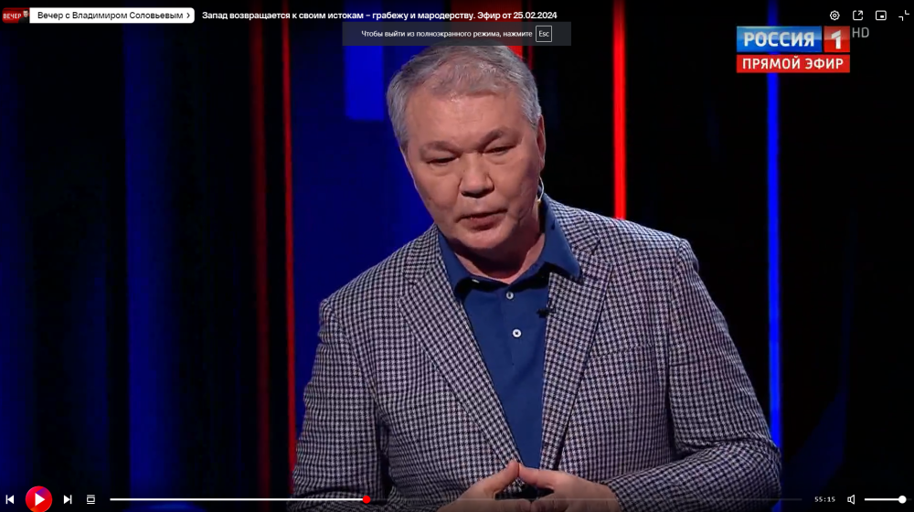 Леонид Калашников в программе «Вечер с Владимиром Соловьевым»