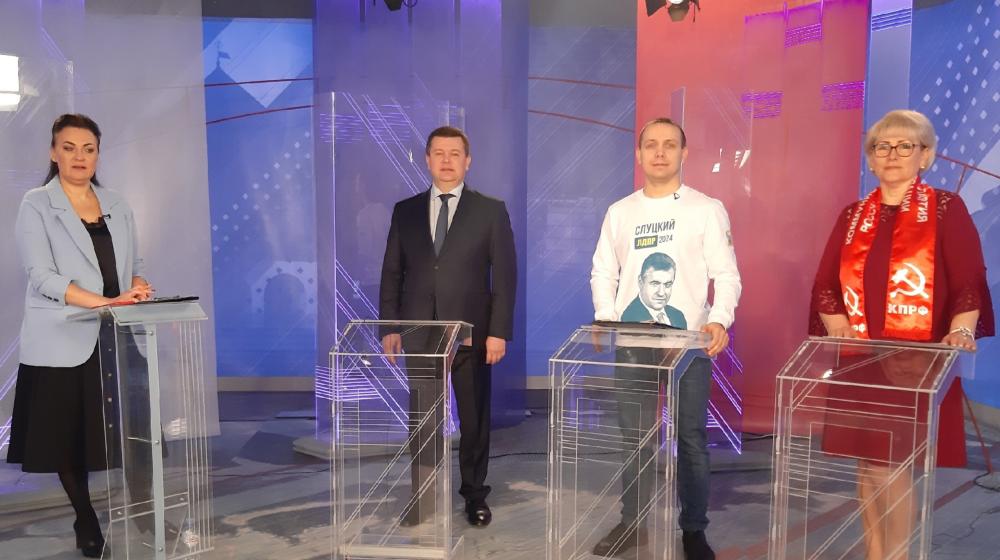 Новгородская область. Доверенные лица достойно представляют кандидата в Президенты от КПРФ Н.М. Харитонова на дебатах в прямом эфире