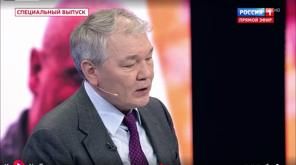 Леонид Калашников в программе «60 минут» на телеканале Россия1