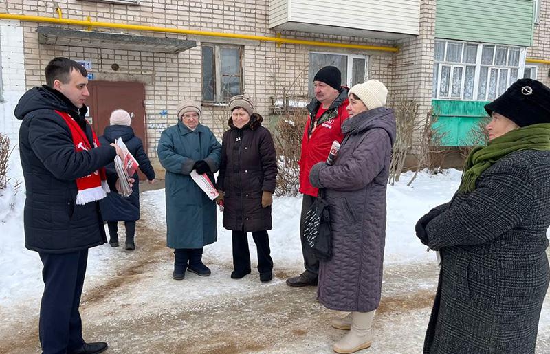 Выезд доверенных лиц Николая Харитонова в Кинешемский район Ивановской области