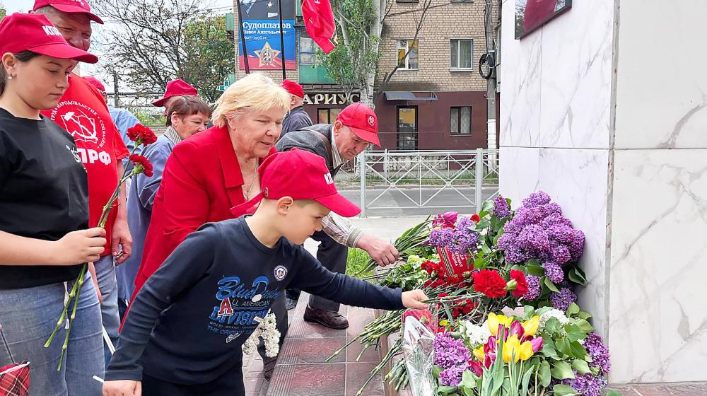 В Запорожской области  отметили 154-ю годовщину со дня рождения В.И. Ленина