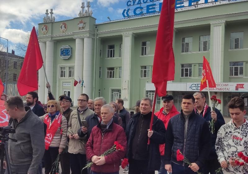 Сергей Пантелеев принял участие в торжественном митинге в Санкт-Петербурге