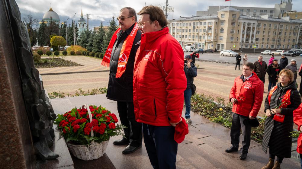 Праздник Великого Октября в Курской области