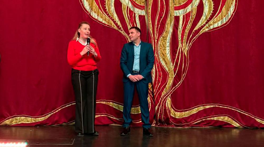 Пермский край. Мария Дробот поздравила жителей региона на новогоднем представлении