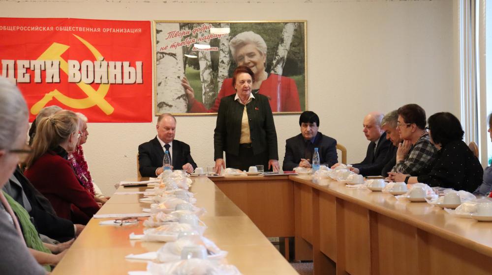 В Волгограде состоялось итоговое заседание региональной организации «Дети войны»