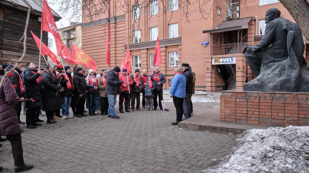 Митинг памяти В.И. Ленина в Красноярске