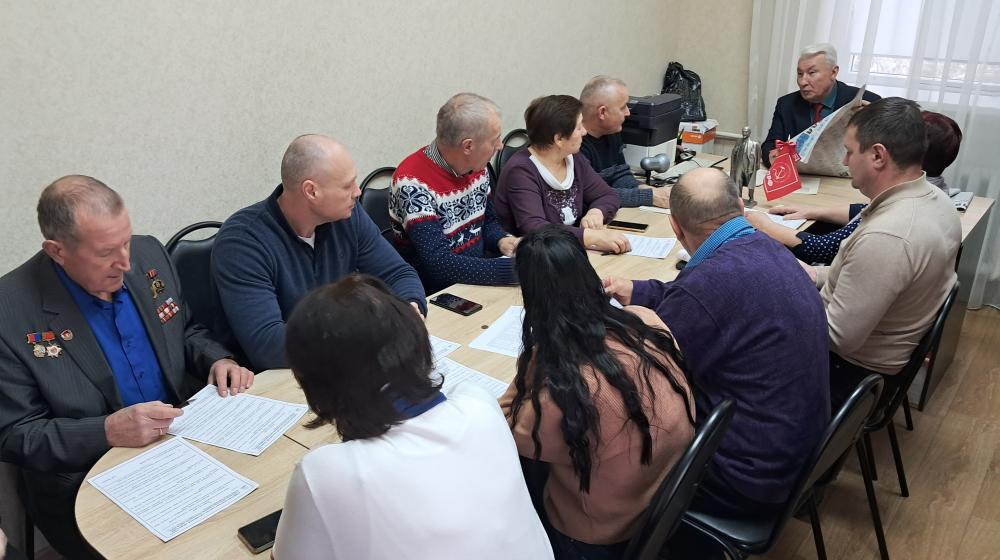 Состоялось плановое заседание Тамбовского бюро обкома КПРФ