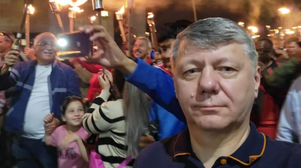 Дмитрий Новиков, находясь с рабочей поездкой на Кубе, побывал на демонстрации в честь Хосе Марти