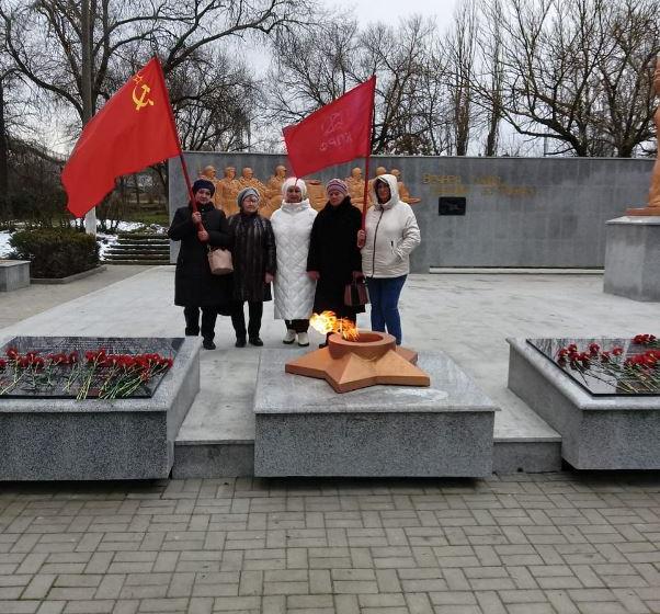 Коммунисты отметили годовщину освобождения Андроповского района Ставрополья от фашистов