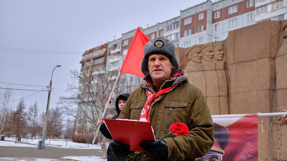 В Красноярске почтили память Иосифа Виссарионовича Сталина