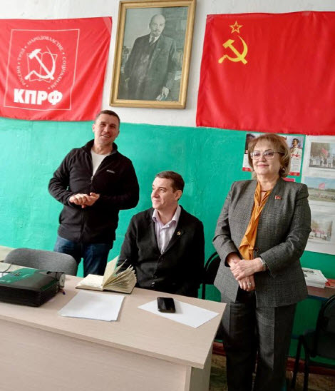Лидеры саратовских коммунистов провели встречу с активом партийных организаций Базарно-Карабулакского, Балтайского и Новобурасского районов