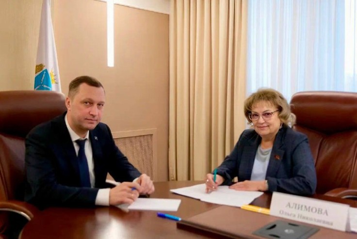 Ольга Алимова встретилась с Губернатором Саратовской области Р.В. Бусаргиным