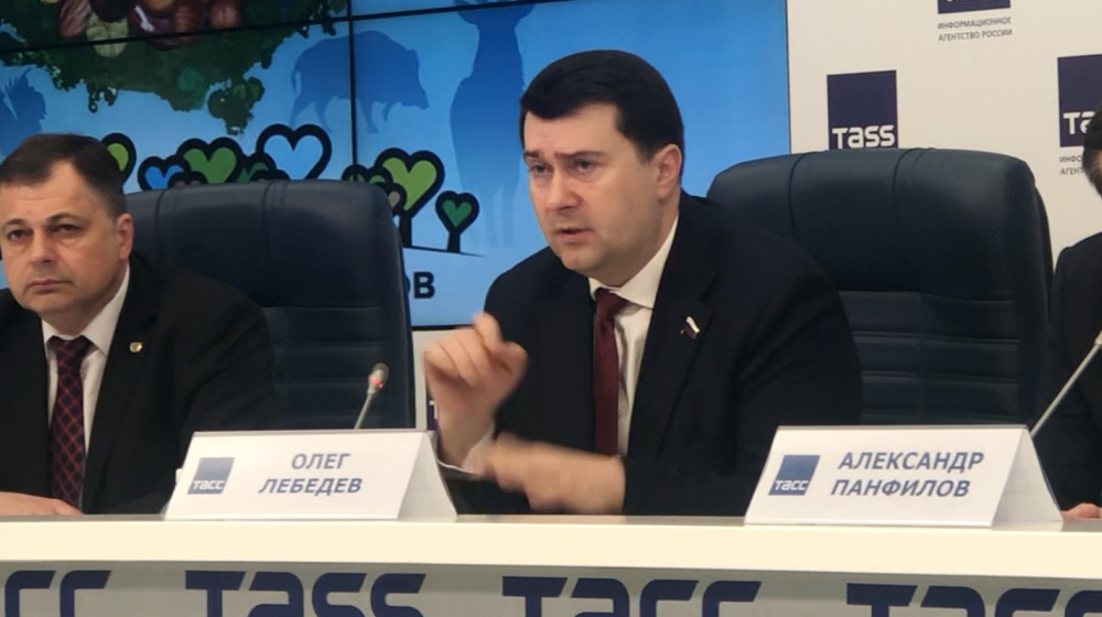 Олег Лебедев выступил на пресс-конференции в ТАСС  на тему «Леса и продовольствие»